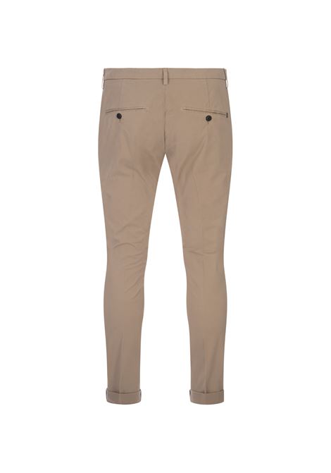 Gaubert Slim Trousers In Hazelnut Light Gabardine DONDUP | UP235-GSE046 PTD016
