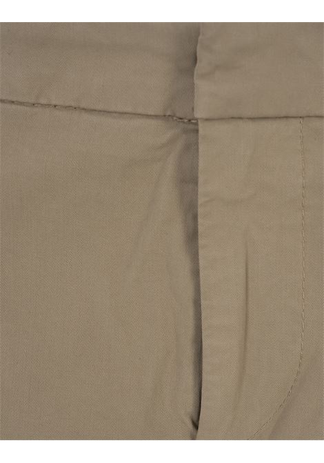 Pantaloni Gaubert Slim In Gabardina Leggera Sabbia DONDUP | UP235-GSE046 PTD019