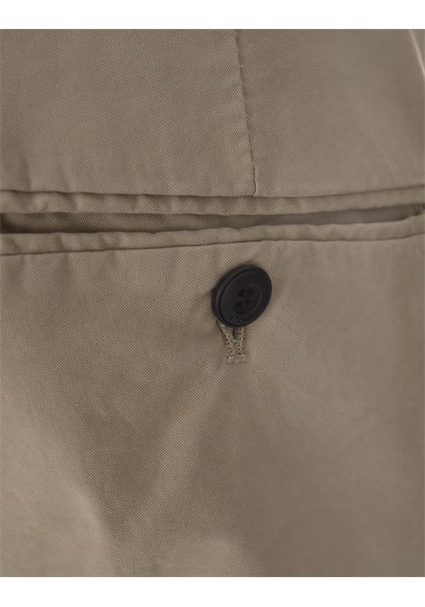 Gaubert Slim Trousers In Sand Light Gabardine DONDUP | UP235-GSE046 PTD019