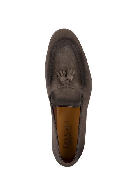 Brown Suede Loafers With Tassels DOUCAL'S | DU1080PANNUF231TM06