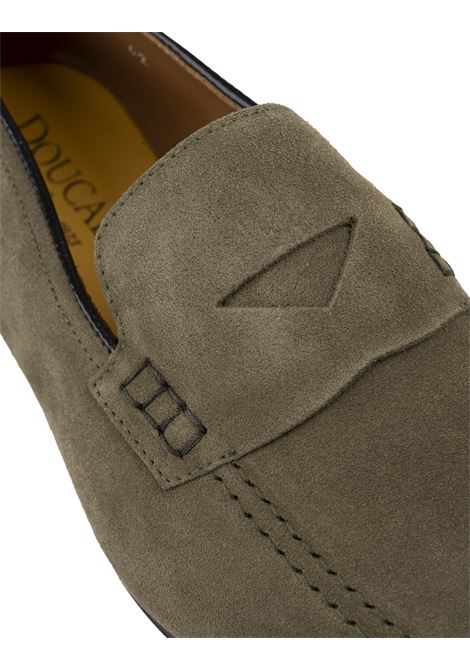 Green Suede Penny Loafers DOUCAL'S | DU2983PANNUF106NV00