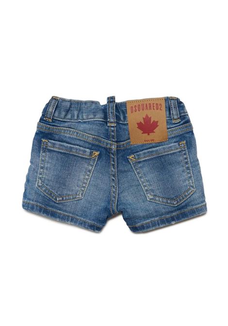 Denim shorts with lived-in effect DSQUARED2 KIDS | DQ00WG-D0A6MDQ01