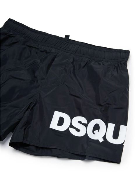 Black Swimsuit With Icon Logo Dsquared2 DSQUARED2 KIDS | DQ2321-D00QKDQ900