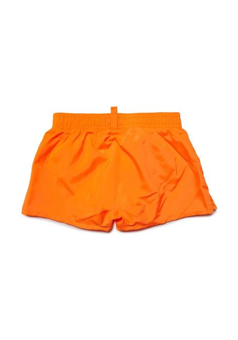 Orange Swimsuit With Icon Logo Dsquared2 DSQUARED2 KIDS | DQ2390-D00QKDQ253