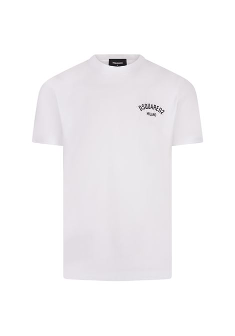 T-Shirt Cool Fit Dsquared2 Milano In Bianco DSQUARED2 | S71GD1392-D20020100