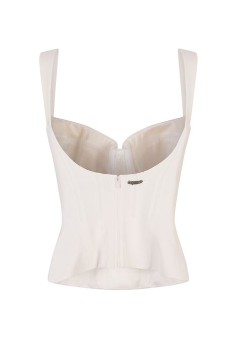 White Deena Bustier DSQUARED2 | S72NC1095-S76512101