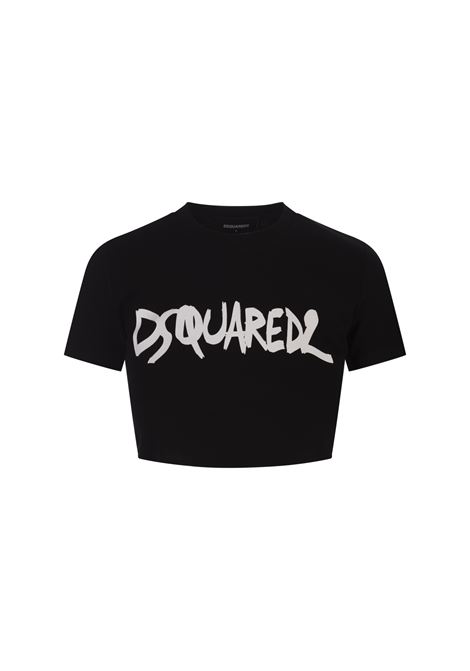 Dsquared2 Mini Fit T-Shirt Nera DSQUARED2 | S75GD0383-S23010900