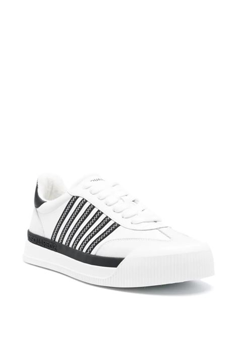 New Jersey Sneakers In White and Black  DSQUARED2 | SNM0342-11100001M072