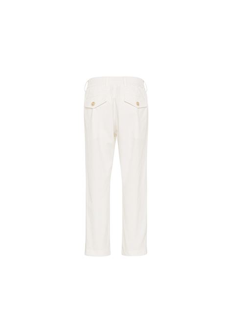 White Joggers Pants With Contrasting Drawstring ELEVENTY KIDS | ES6P20-G0087105
