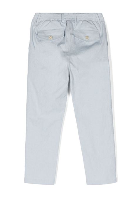 Light Blue Joggers Pants With Contrasting Drawstring ELEVENTY KIDS | ES6P20-G0087685