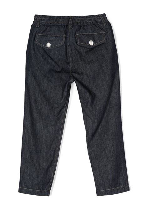 Blue Denim Drawstring Trousers ELEVENTY KIDS | ES6Q20-D0047620