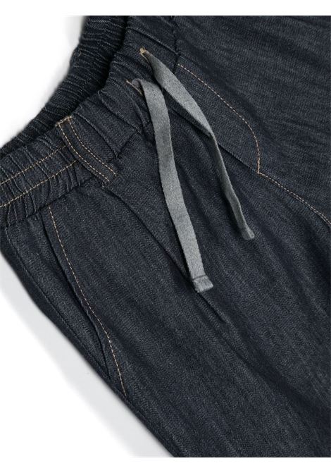 Blue Denim Drawstring Trousers ELEVENTY KIDS | ES6Q20-D0047620