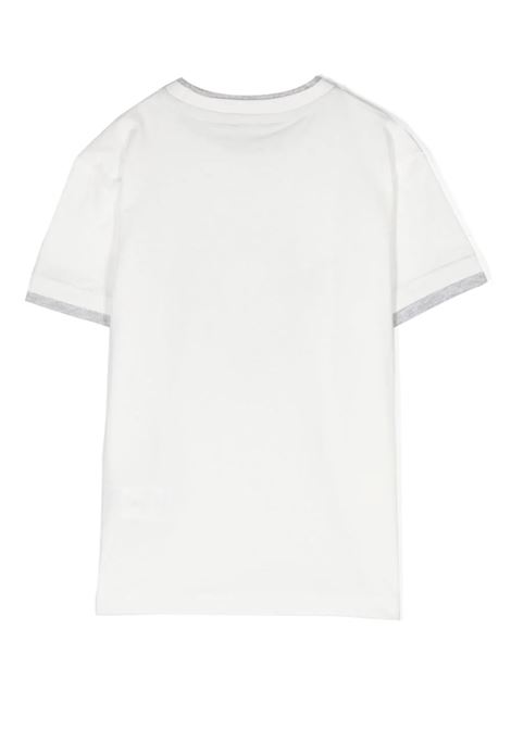 T-Shirt Bianca Con Stampa Grafica ELEVENTY KIDS | EU8P21-Z1292101GR