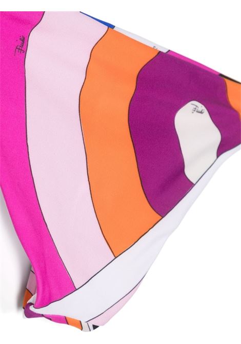 Bikini Con Stampa Iride Viola/Multicolore EMILIO PUCCI JUNIOR | PUCA35-J0309543MC
