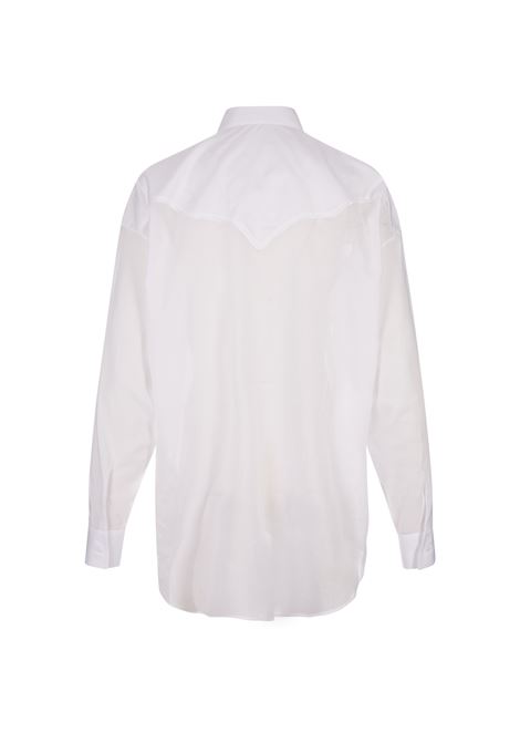 White Oversize Shirt ERMANNO SCERVINO | D442K317JBN10601