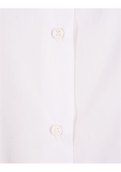 White Over Shirt With Sangallo Lace Cut-Outs ERMANNO SCERVINO | D442K322MSC10601