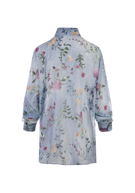 Soft Shirt With Floral Print ERMANNO SCERVINO | D442K334VYAS4405