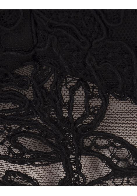 Black Bustier Top With Lace ERMANNO SCERVINO | D442L317EHL95708