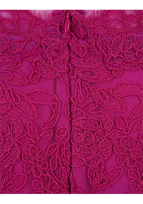 Fuchsia Lace Longuette Skirt ERMANNO SCERVINO | D442O301EHL82336