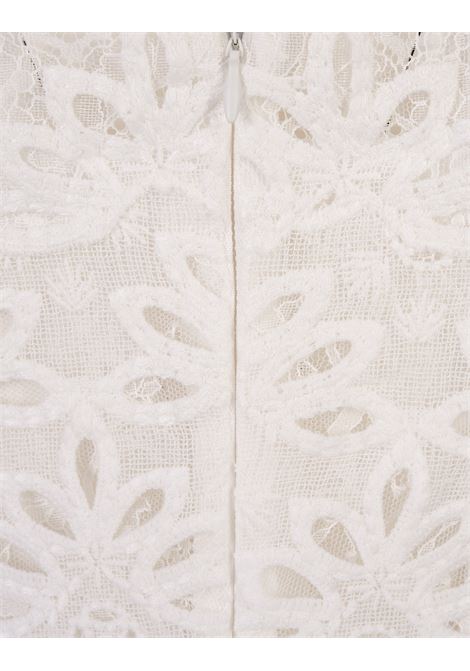 Sangallo Lace Bustier Dress in White ERMANNO SCERVINO | D442Q306EZV10602