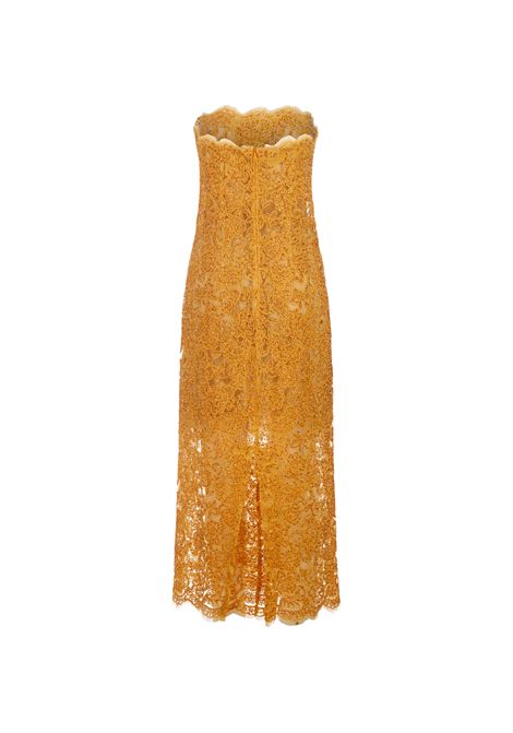 Lace Longuette Dress With Micro Crystals ERMANNO SCERVINO | D442Q343CTEHL41050