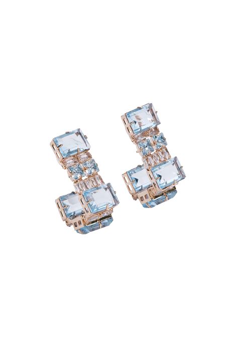 Earrings With Light Blue Stones ERMANNO SCERVINO | D443X301ONZY4417