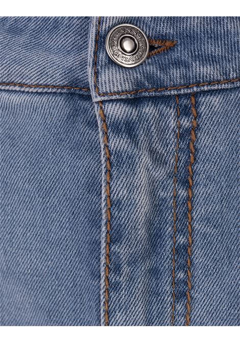 Blue Denim Shorts With Lace ERMANNO SCERVINO | D447P324PTCNJ94037