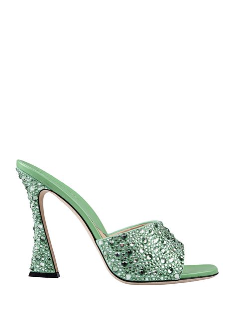 Green Mules With Crystals ERMANNO SCERVINO | D448Z512CTZTM56322