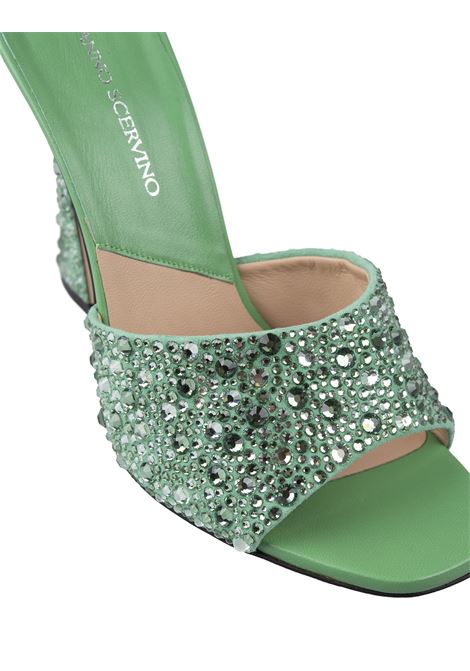 Green Mules With Crystals ERMANNO SCERVINO | D448Z512CTZTM56322