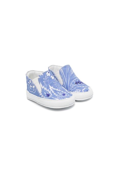 Sneakers Con Stampa Paisley Azzurra ETRO KIDS | GU0626-P0417654AV