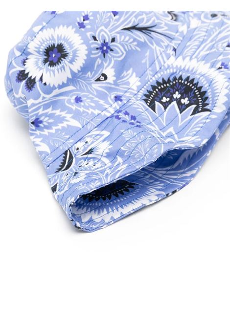 Cappello Bucket Con Stampa Paisley Azzurra ETRO KIDS | GU0P17-P0417654AV