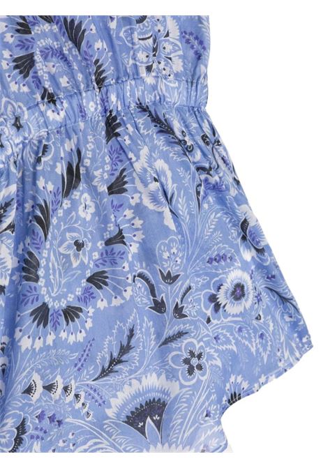 Light Blue Dress With Paisley Print ETRO KIDS | GU1B41-M0046654AV