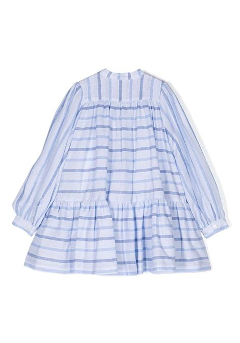 Light Blue Striped Linen Dress ETRO KIDS | GU1C00-I0213100BL