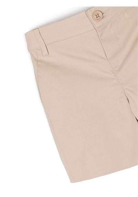 Beige Twill Shorts With Embroidery ETRO KIDS | GU6529-G0019108