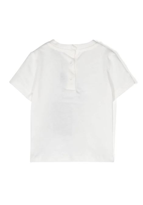 White T-Shirt With Light Blue Pegasus Motif ETRO KIDS | GU8501-Z2081101AZ