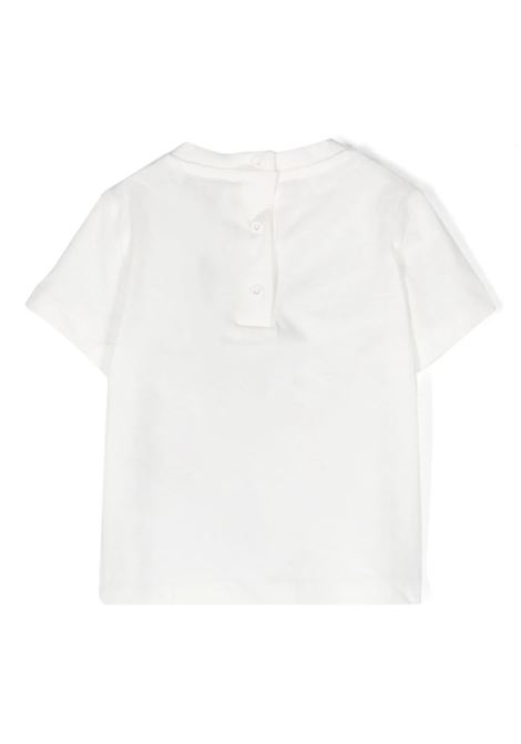 White T-Shirt With Green Pegasus Motif ETRO KIDS | GU8501-Z2081101VE
