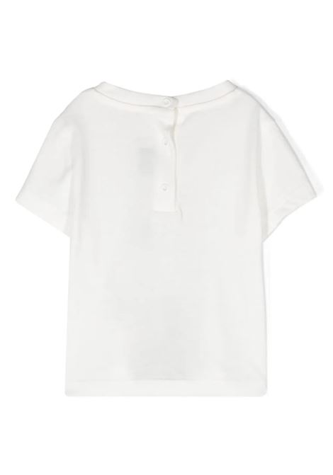 T-Shirt Bianca Con Motivo Pegaso In Tono ETRO KIDS | GU8511-Z2081101