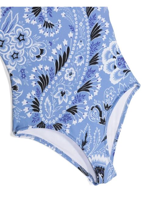 Light Blue Swimwear With Paisley Motif  ETRO KIDS | GUCA09-J0399654AV