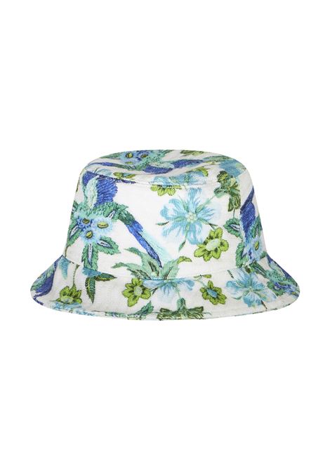 Light Blue Bucket Hat With Print ETRO | MAQA0006-AS082X0880