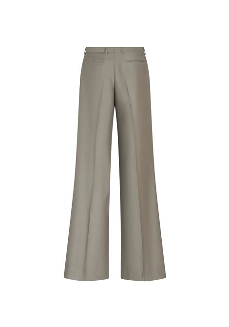 Pantaloni In Lana Stretch Grigia Con Pinces ETRO | MREA0011-99TU2F6N0274