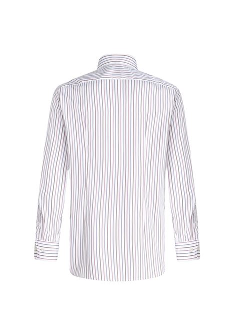 Multicolor Striped Cotton Shirt With Logo ETRO | MRIB0002-99TR515S8450