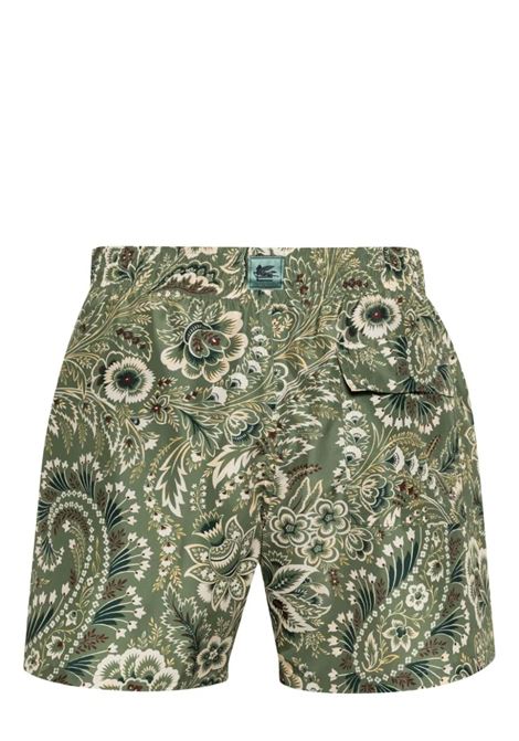Green Paisley Print Swimwear ETRO | MRPB0001-99SAS89X0890