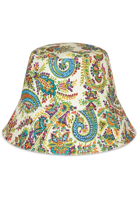 Cappello Bucket Paisley Bianco ETRO | WAQA0008-99SA583X0801