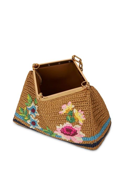 Vela Medium Bag In Raffia With Embroidery ETRO | WP1B0002-AR212Y0412