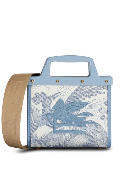 Light Blue Small Love Trotter Shopping Bag ETRO | WP1D0001-AT197S9097