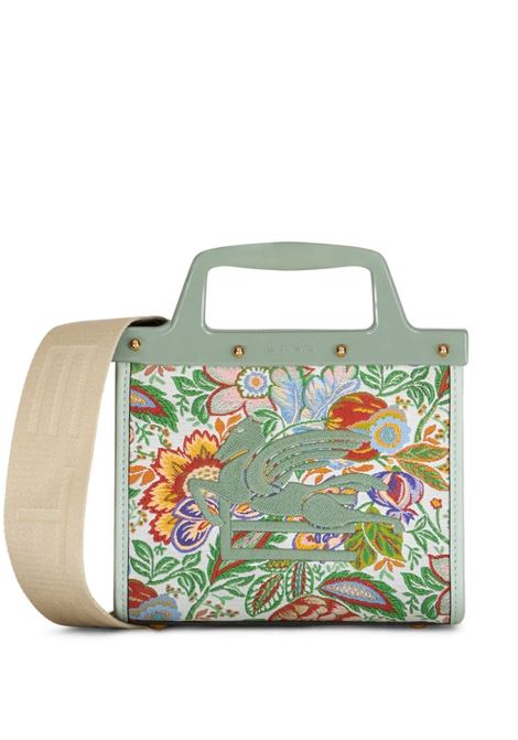 Floral Jacquard Small Love Trotter Shopping Bag ETRO | WP1D0001-AT198S9800