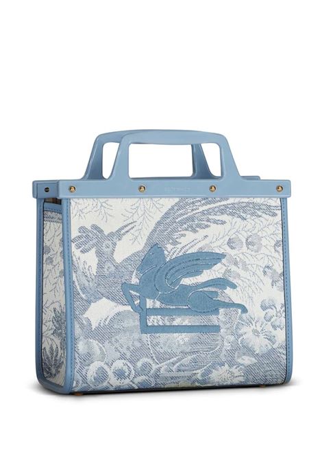 Light Blue Medium Love Trotter Shopping Bag ETRO | WP1D0002-AT197S9097