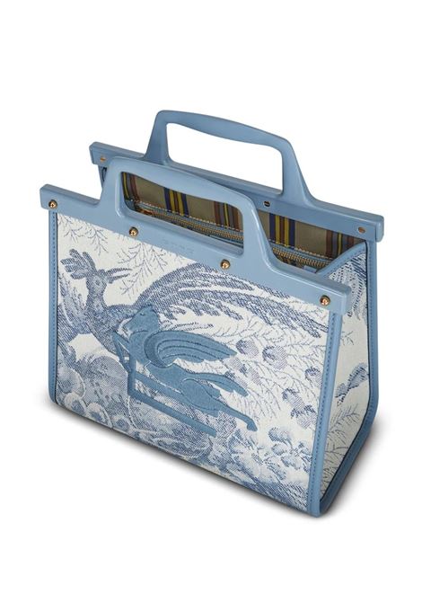 Light Blue Medium Love Trotter Shopping Bag ETRO | WP1D0002-AT197S9097