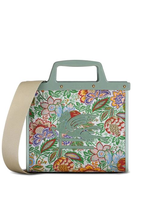 Floral Jacquard Medium Love Trotter Shopping Bag ETRO | WP1D0002-AT198S9800