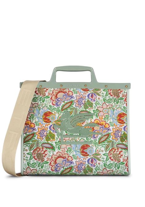 Floral Jacquard Large Love Trotter Shopping Bag ETRO | WP1D0003-AT198S9800